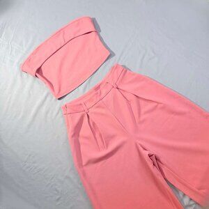 Two-piece set for women in pink